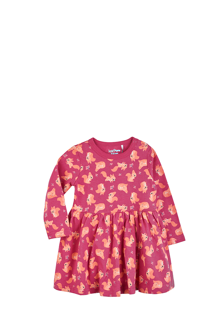 Платье детское Kari baby AW21B03003301 бордовый р.80