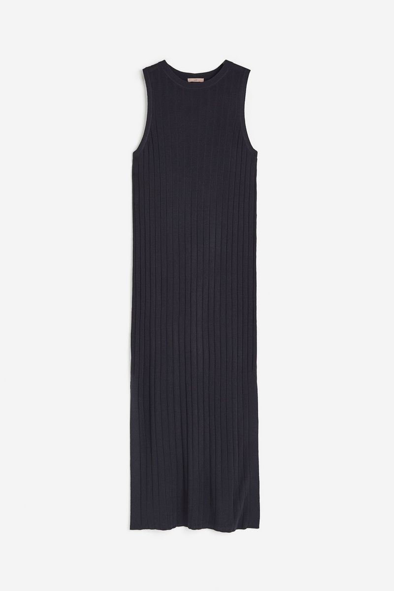 

Платье женское H&M 1214093 серое XL, Серый, 1214093