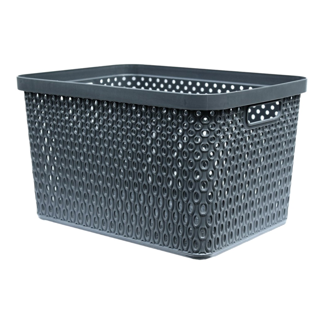 

Корзина универсальная Turan Smartware Katre Antracite 22 x 27,7 x 37 см 18 л серая