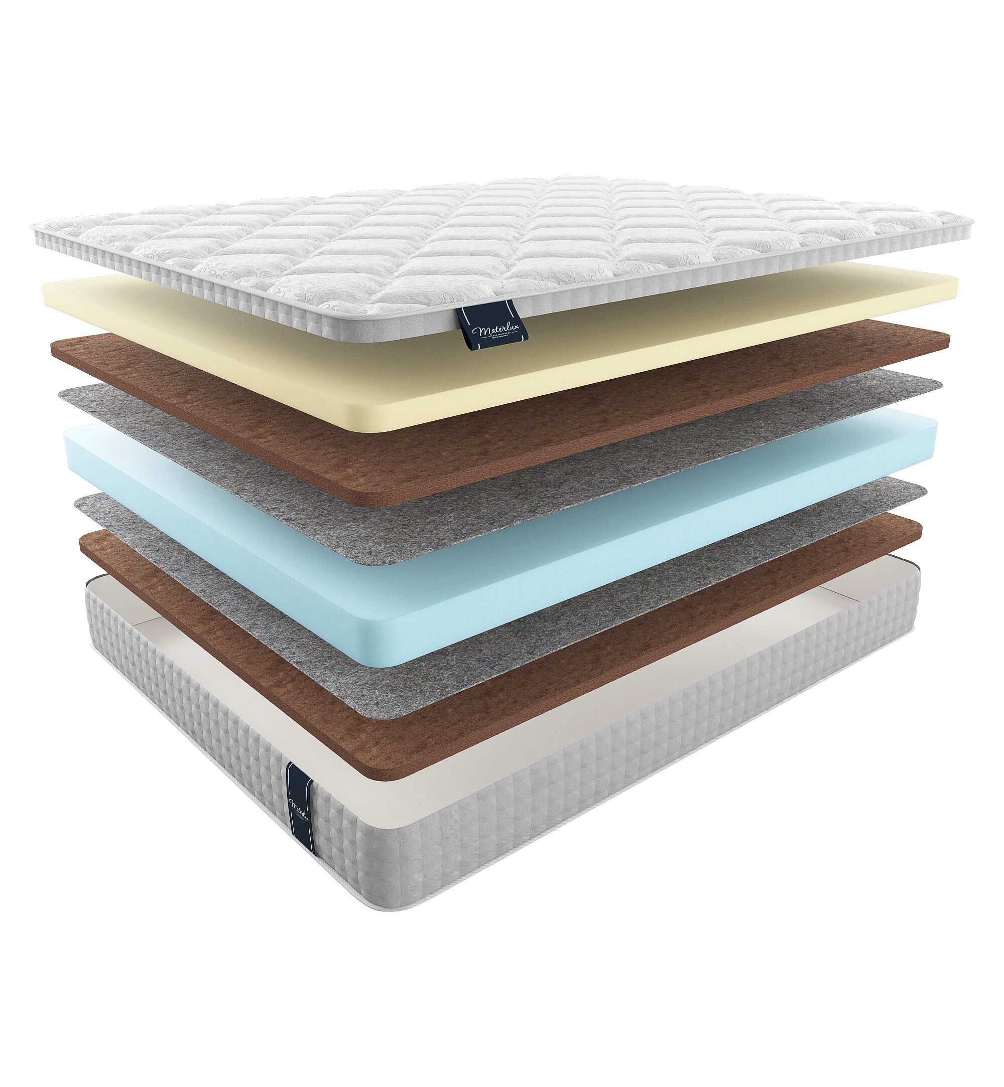 

Матрас Materlux VIP Pisa 140х205, Бежевый;белый;серый;серебристый, Pisa