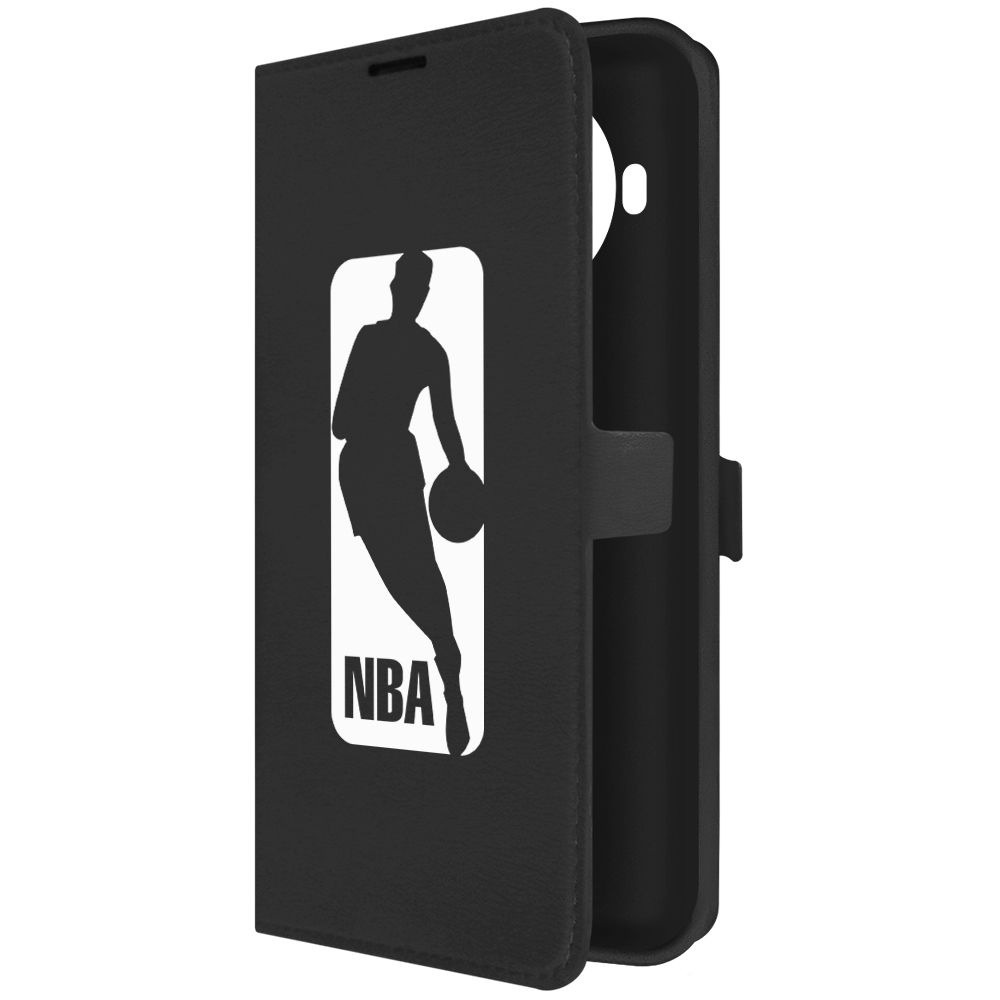 

Чехол-книжка Krutoff Eco Book для Xiaomi Mi 10T Lite NBA черный