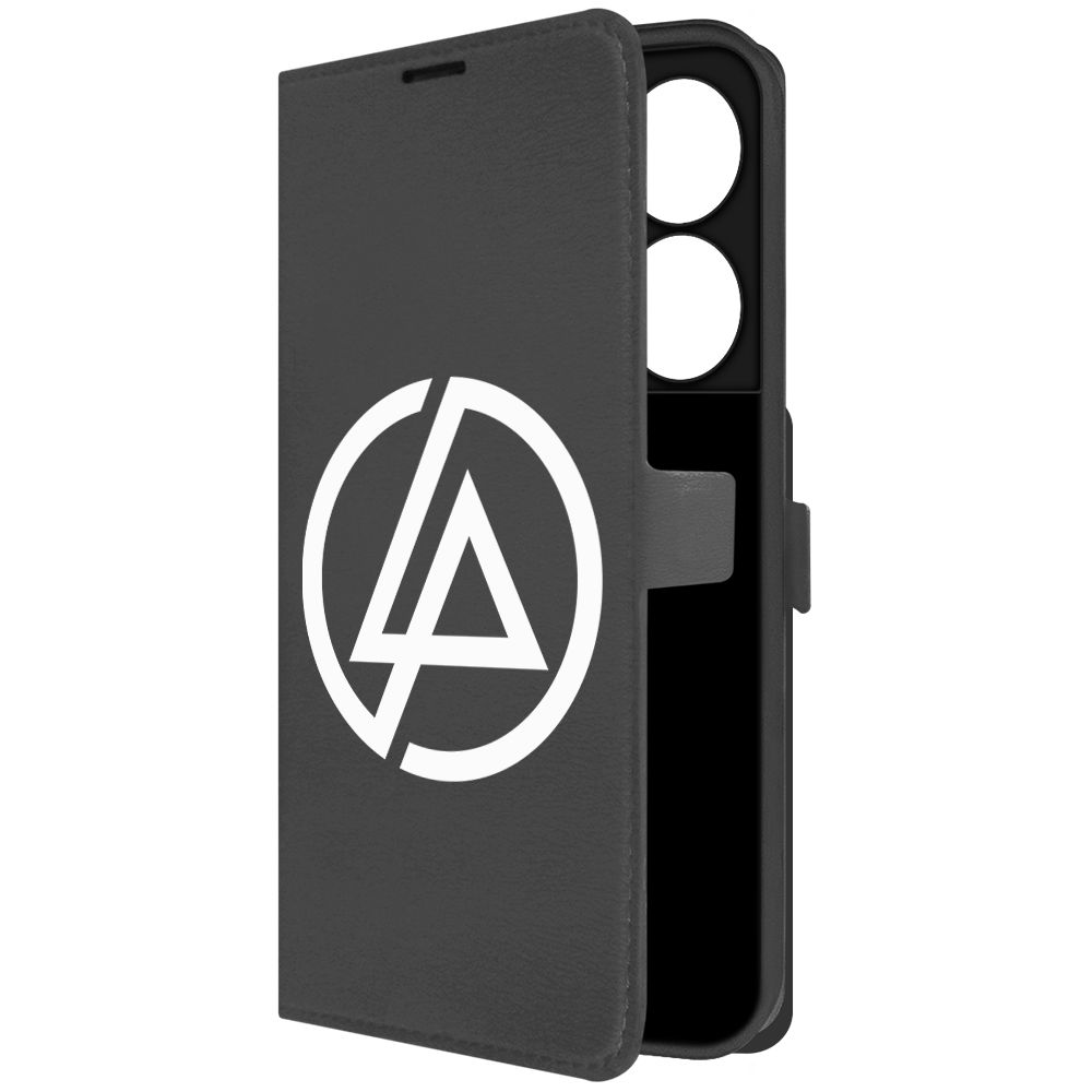 

Чехол-книжка Krutoff Eco Book для Vivo Y27 4G Linkin Park черный