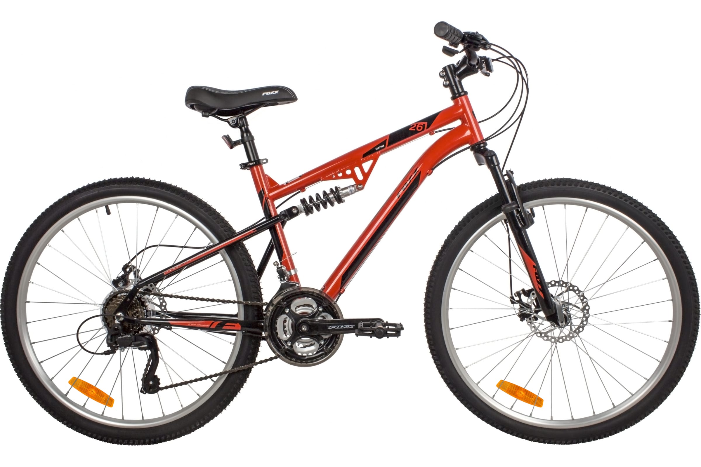 Велосипед взрослый Foxx 26SFD.MATRIX.18RD2 красный