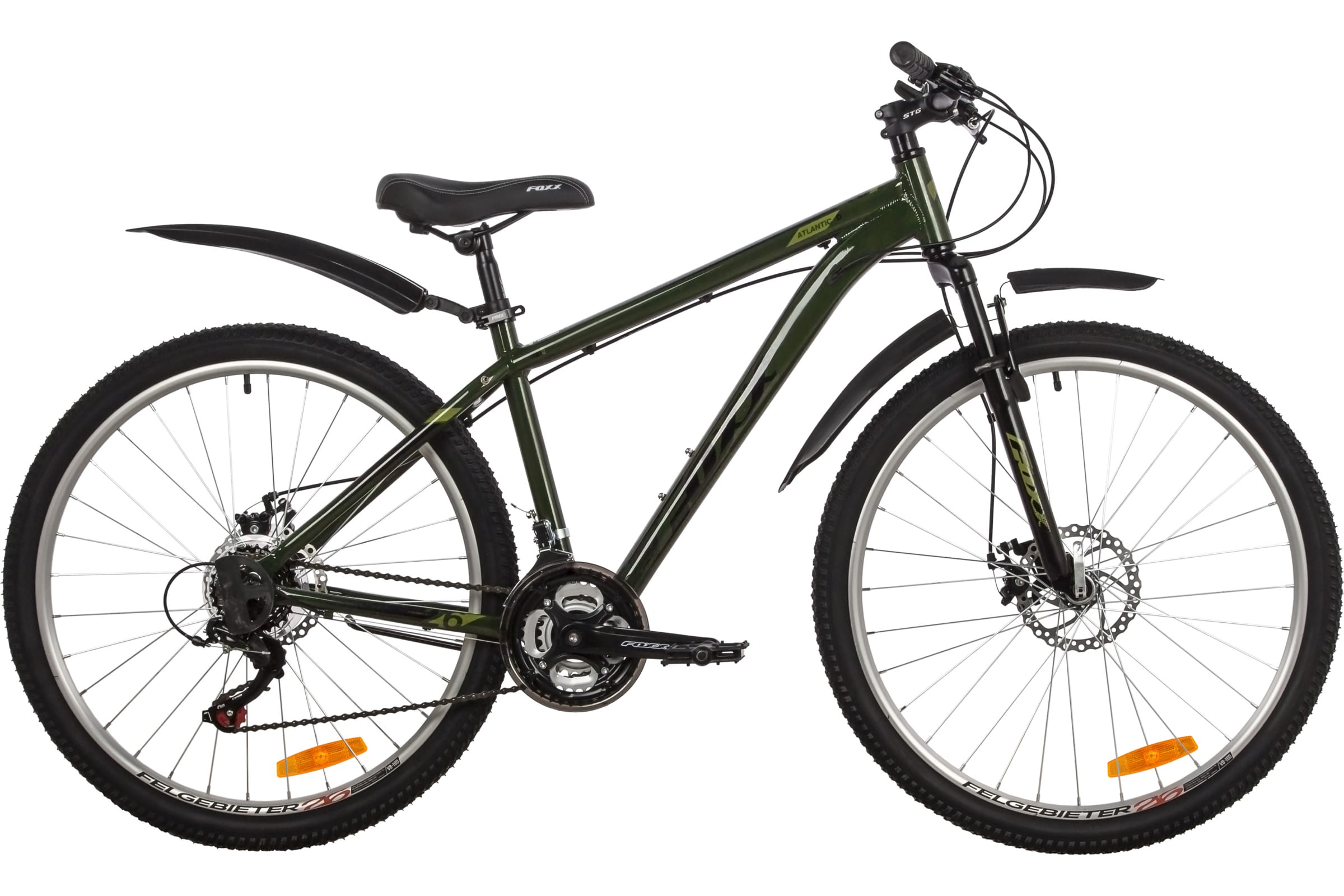 Велосипед взрослый Foxx 26AHD.ATLAND.18GN2 зеленый