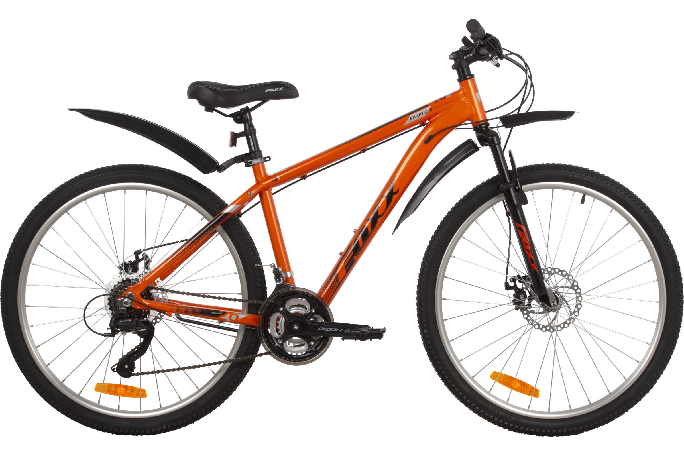 

Велосипед взрослый Foxx 26AHD.ATLAND.16OR2 оранжевый
