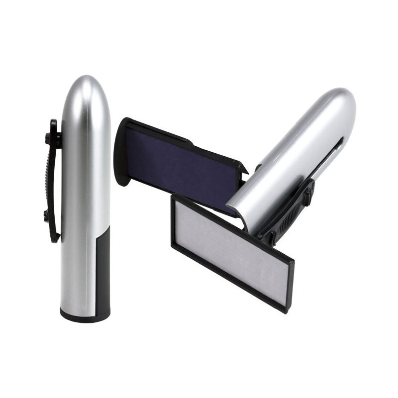

GRM Pocket 40 ONE CLICK. Карманный штамп, 58x25 мм, Серебристый