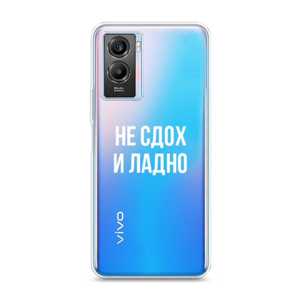 

Чехол Awog на Vivo Y55s 5G "Не сдох и ладно", Разноцветный, 266150-6