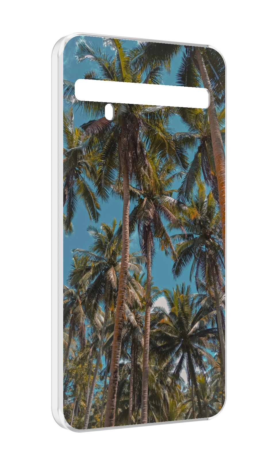 

Чехол MyPads летние пальмы для TCL 10 Pro / TCL 10 + Plus, Прозрачный, Tocco