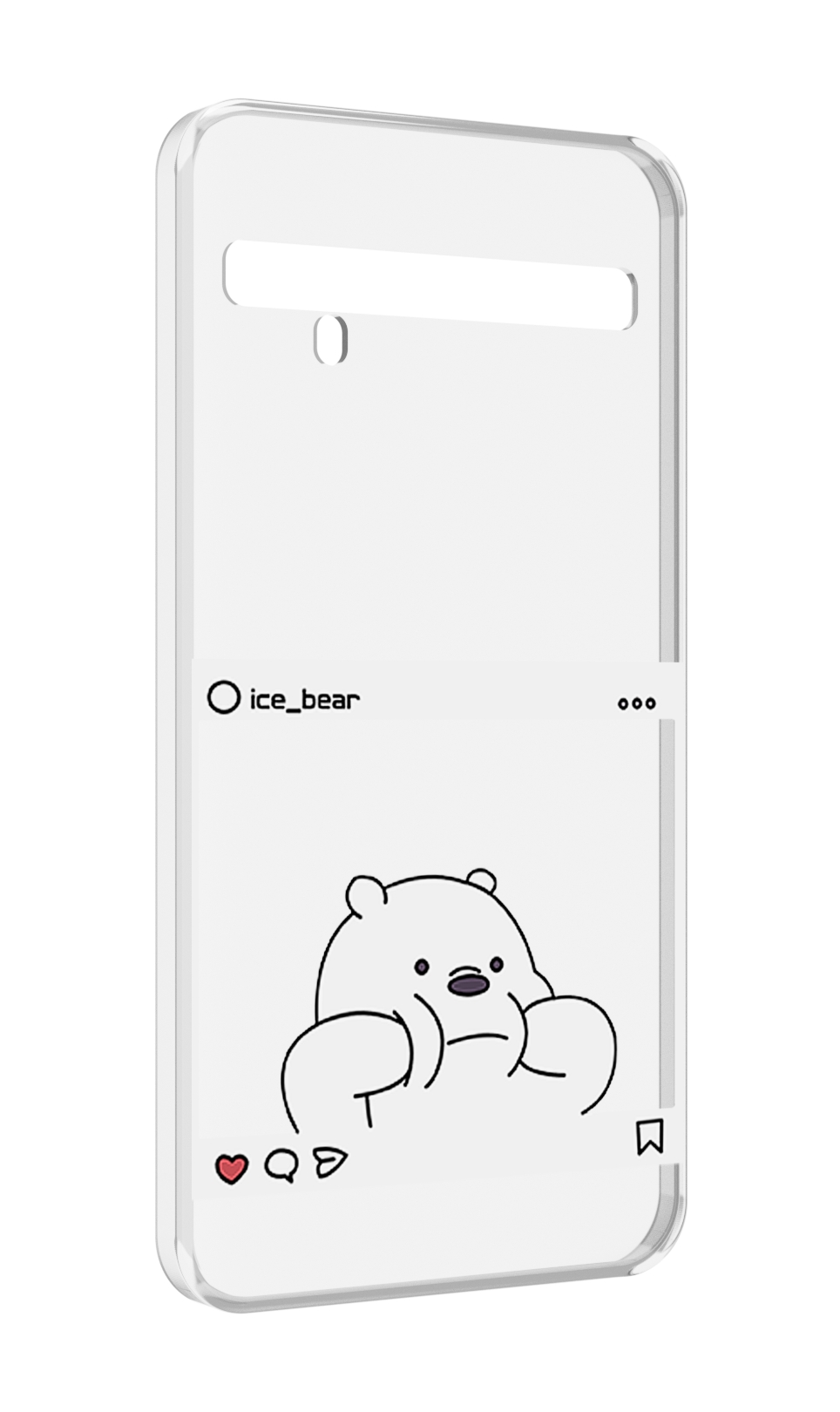 

Чехол MyPads ледяной-медведь для TCL 10 Pro / TCL 10 + Plus, Прозрачный, Tocco