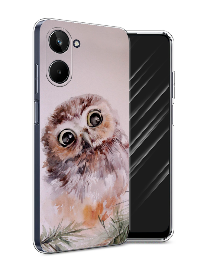 

Чехол Awog на Realme 10 5G "Сова на розовом", Розовый;коричневый, 2512650-1