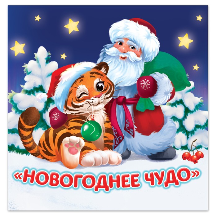 

Книжка детская Новогоднее чудо 12 стр.