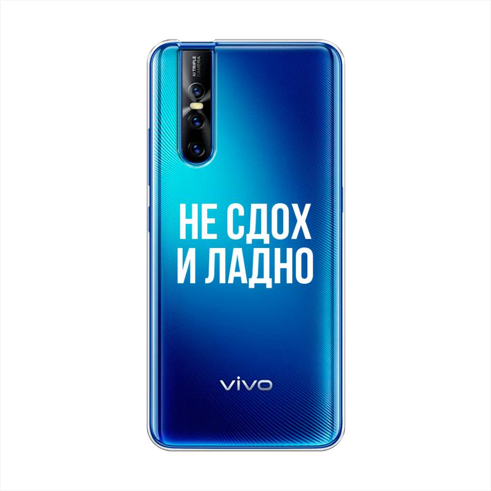 фото Силиконовый чехол "не сдох и ладно" на vivo v15 pro awog