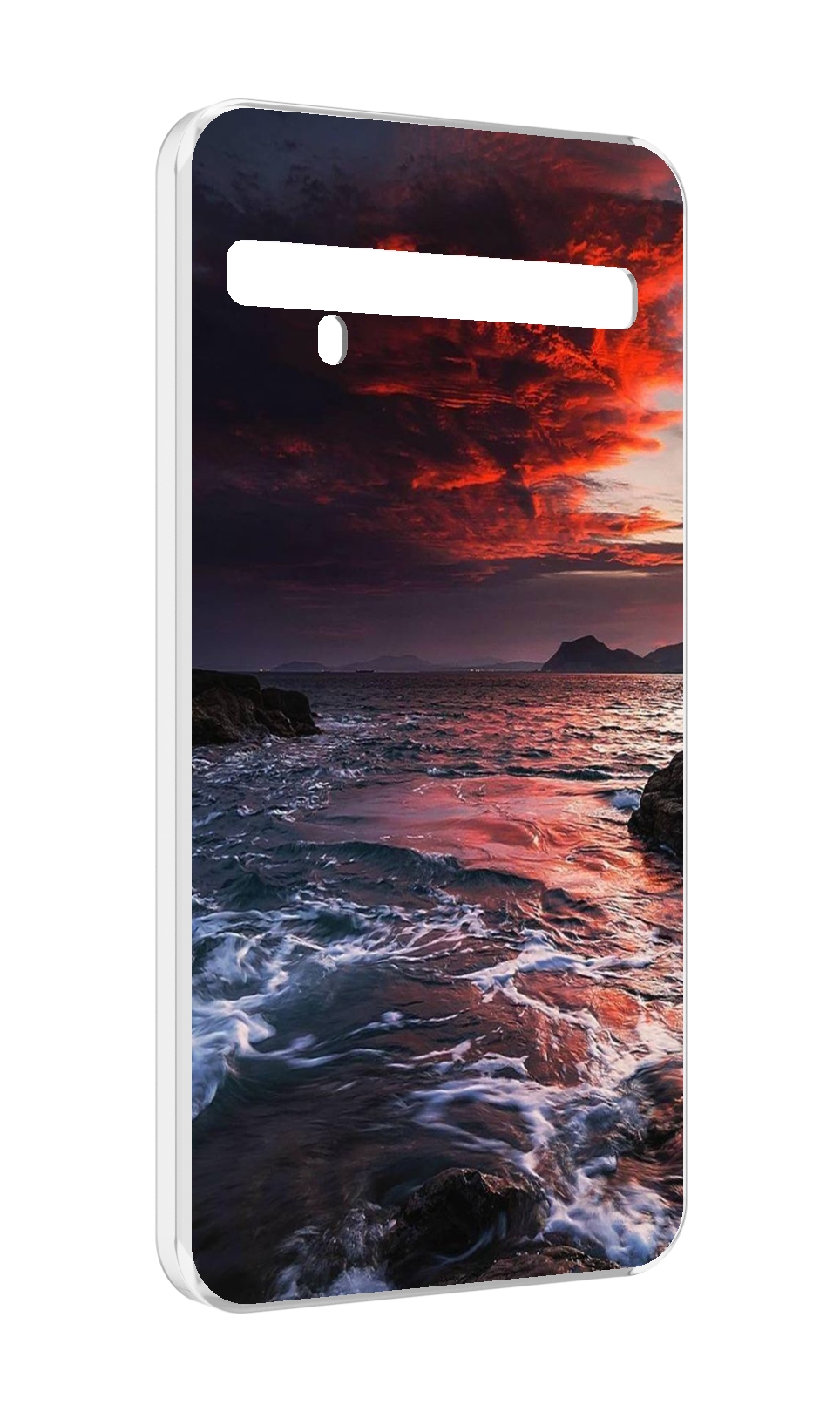 

Чехол MyPads красивый залив для TCL 10 Pro / TCL 10 + Plus, Прозрачный, Tocco