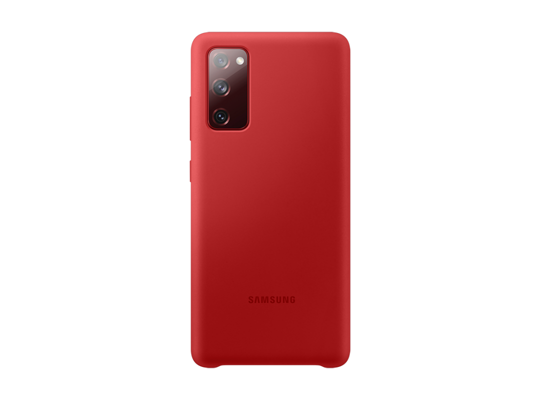 фото Чехол samsung silicone cover для galaxy s20 fe red (ef-pg780tregru)