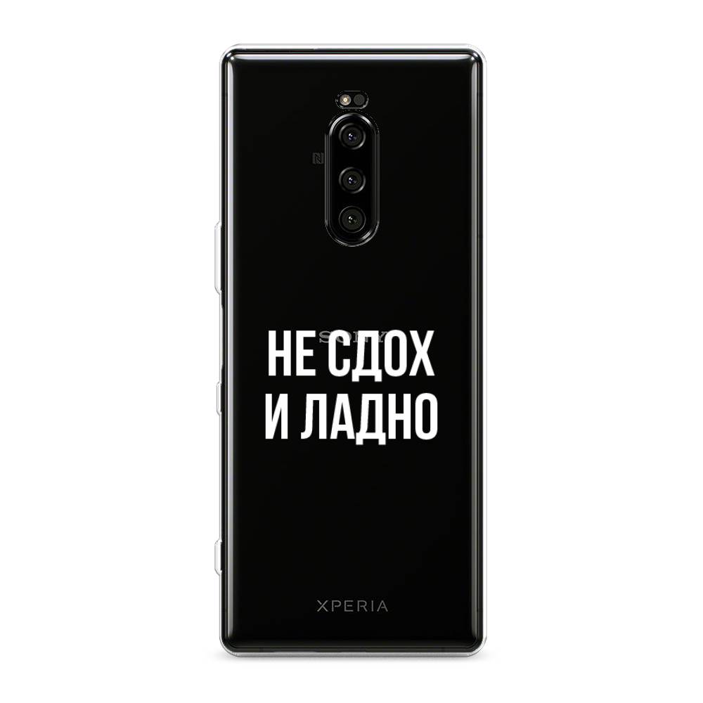 

Чехол Awog на Sony Xperia XZ4/Xperia 1 "Не сдох и ладно", Разноцветный, 53850-6