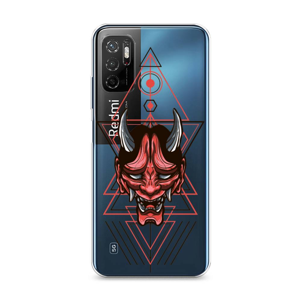 

Чехол на Xiaomi Redmi Note 11SE "Hanya Oni mask", Серый;красный;черный, 315950-4