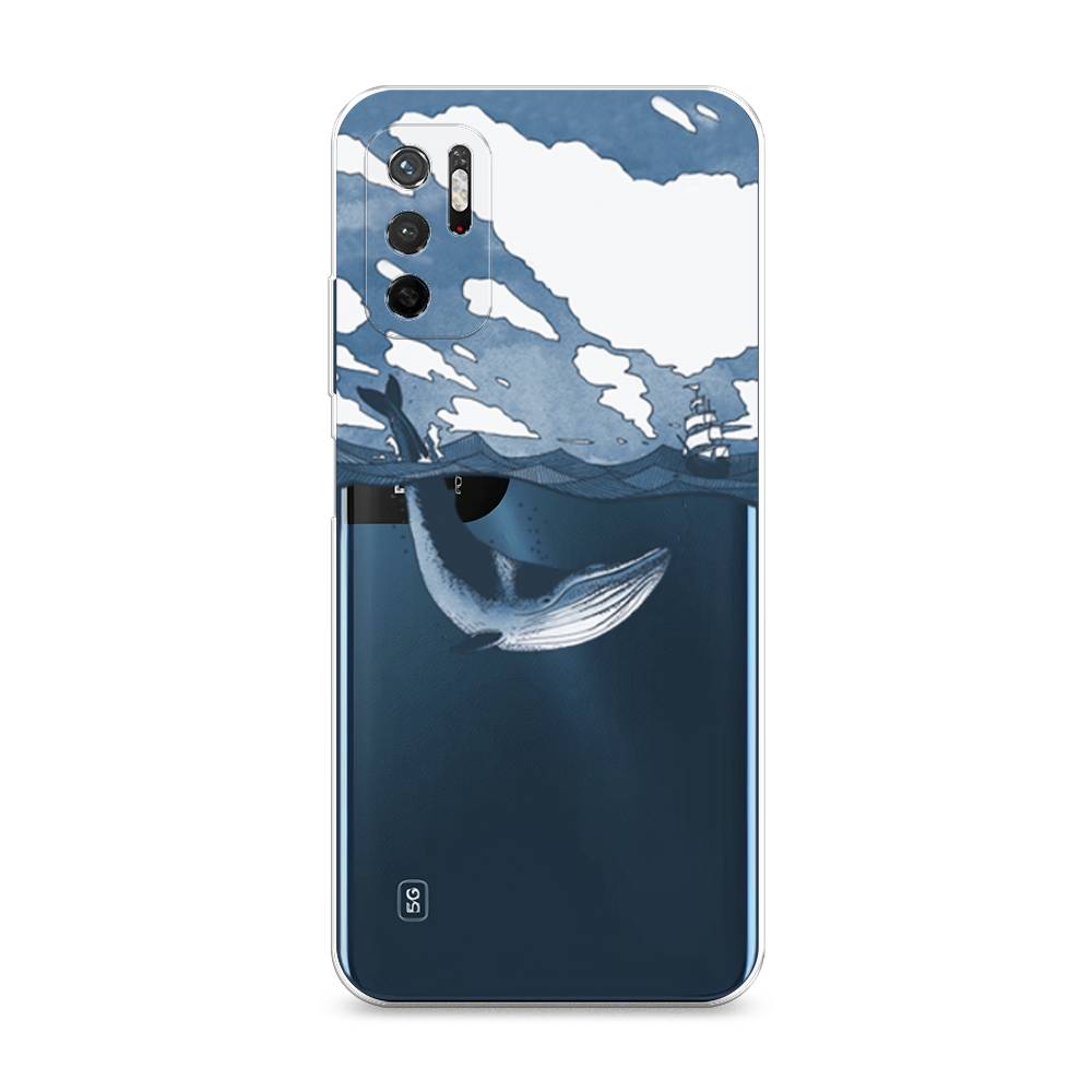 

Чехол на Xiaomi Redmi Note 11SE "Большой кит", Синий, 315950-1