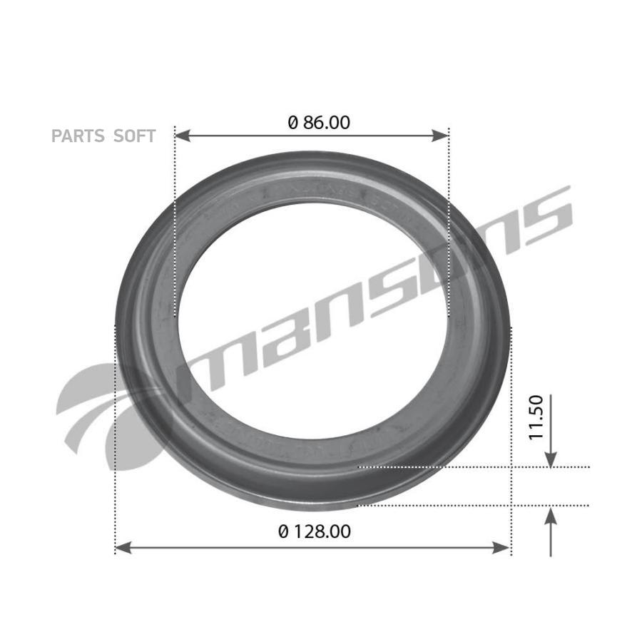 

600402 Шайба Наружная D128Xd86X11,5Mm Saf Sk Rs9030/Sk Rz6530