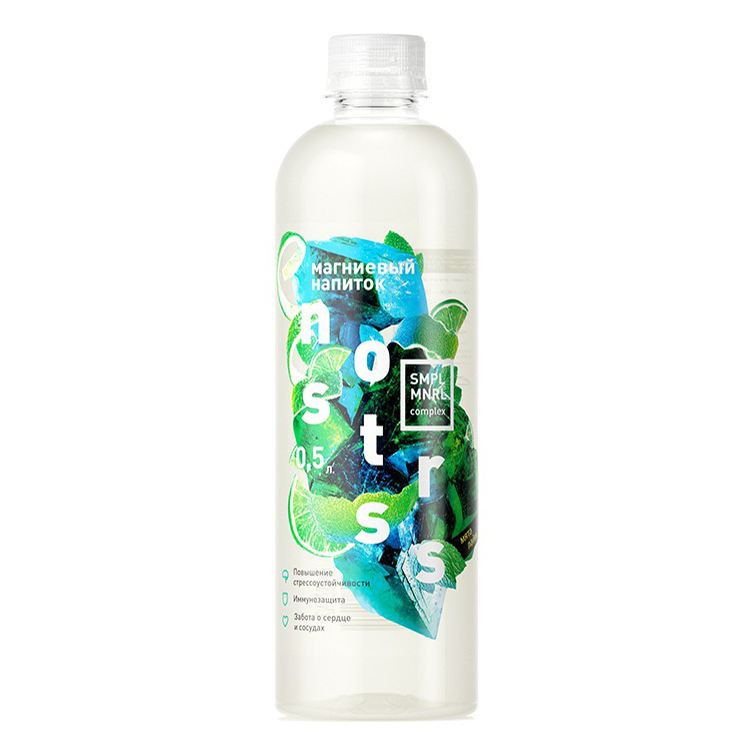 Вода магниевая No Stress лайм-мята 500 мл