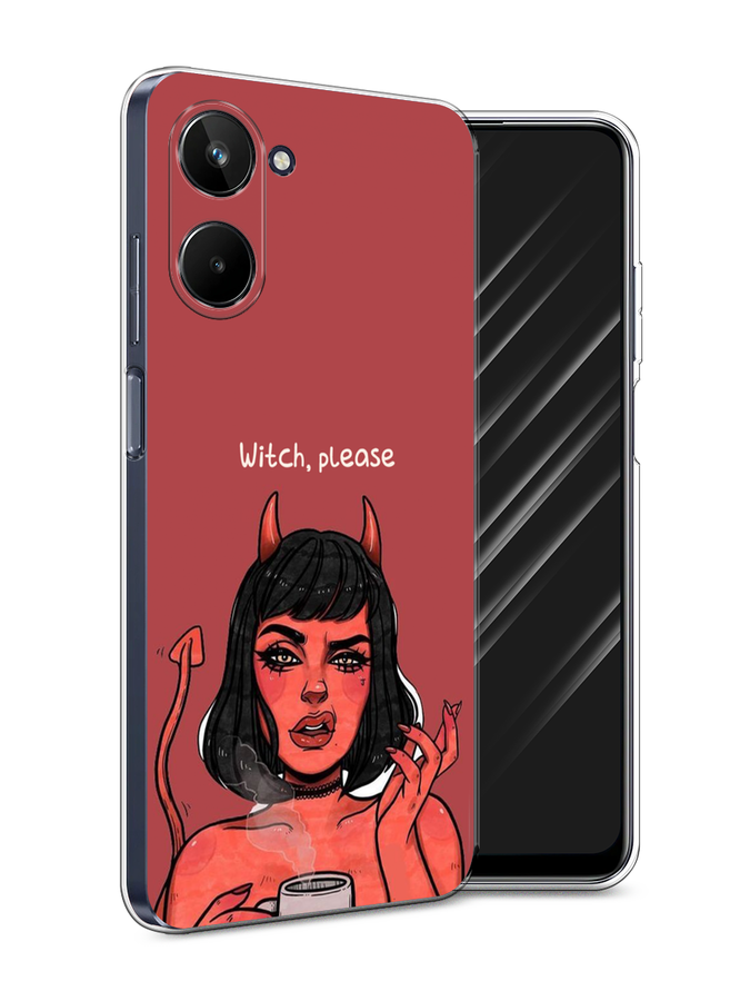 

Чехол Awog на Realme 10 5G "Evil Girl", Красный;черный, 2512650-6