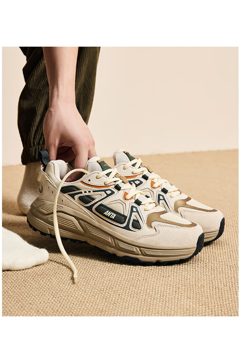 

Спортивные кроссовки мужские Anta 812348863 ENGINE Casual Shoes бежевые 7.5 US, Бежевый, 812348863 ENGINE Casual Shoes