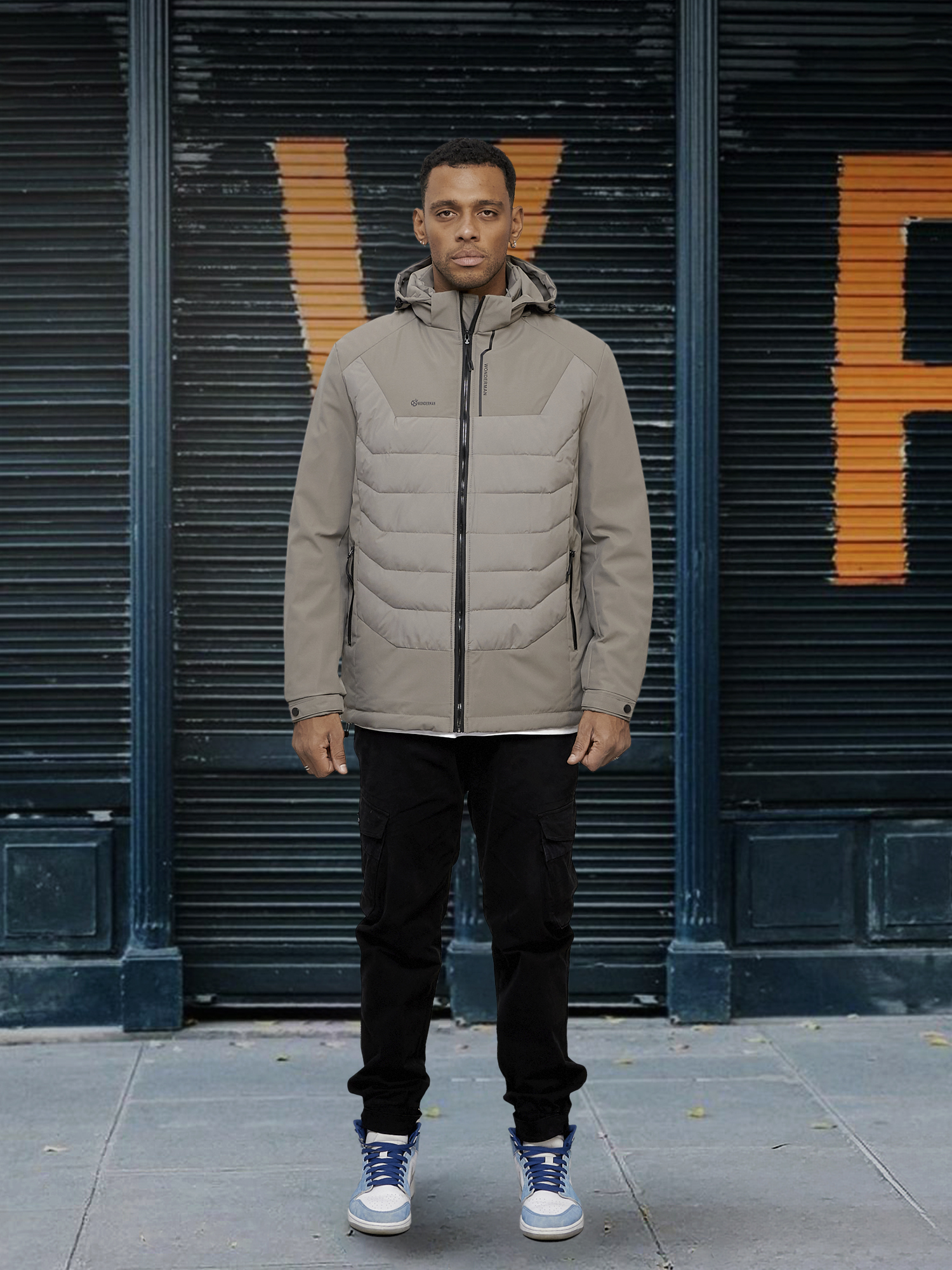 

Куртка мужская NoBrand OI-7302 серая 4XL, Серый, OI-7302