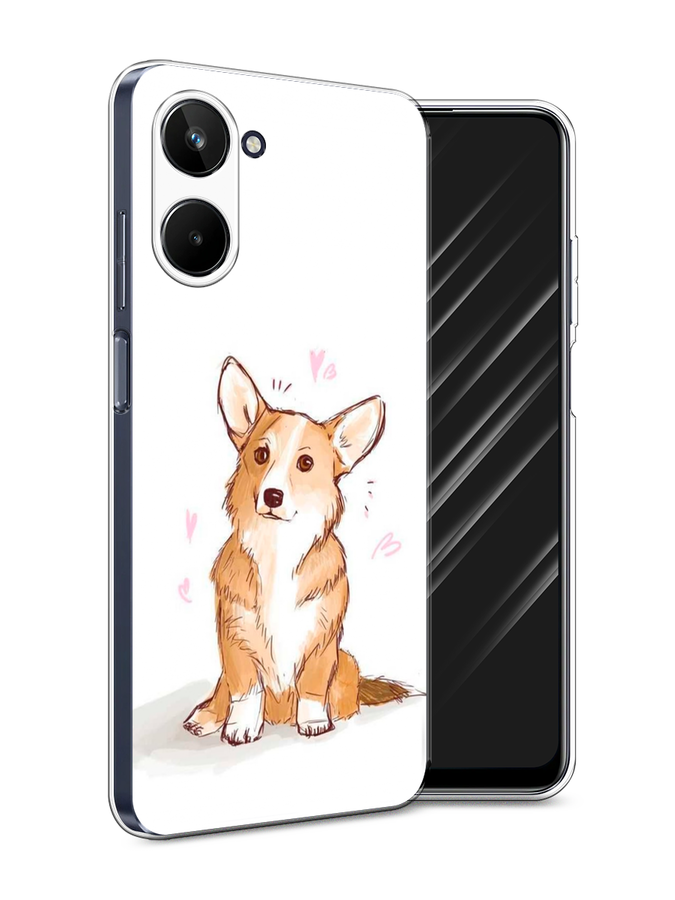 

Чехол Awog на Realme 10 5G "Корги любовь", Бежевый;белый, 2512650-1
