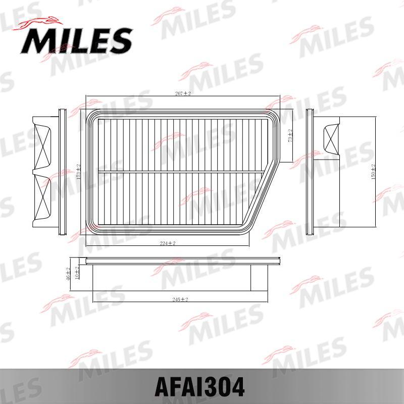 

Фильтр Воздушный Miles Afai304 /C2630 Chevrolet Rezzo 00- Miles арт. AFAI304