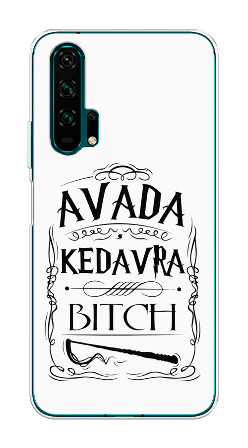 

Чехол на Honor 20 Pro "Avada kedavra bitch", Белый;серый;черный, 69350-6