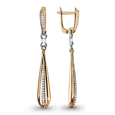 

Серьги из красного золота с бриллиантом Aquamarine Aquamarine 941214Ак_585_кз, 941214Ак_585_кз