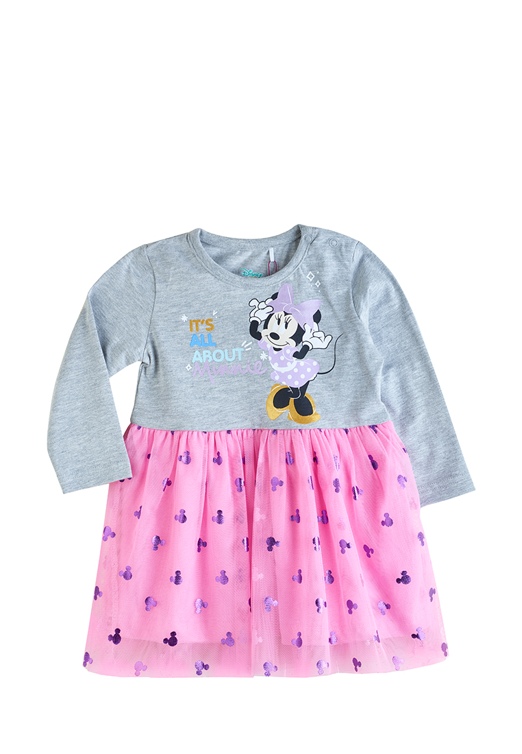 фото Платье детское disney aw21d20 серый/розовый р.80