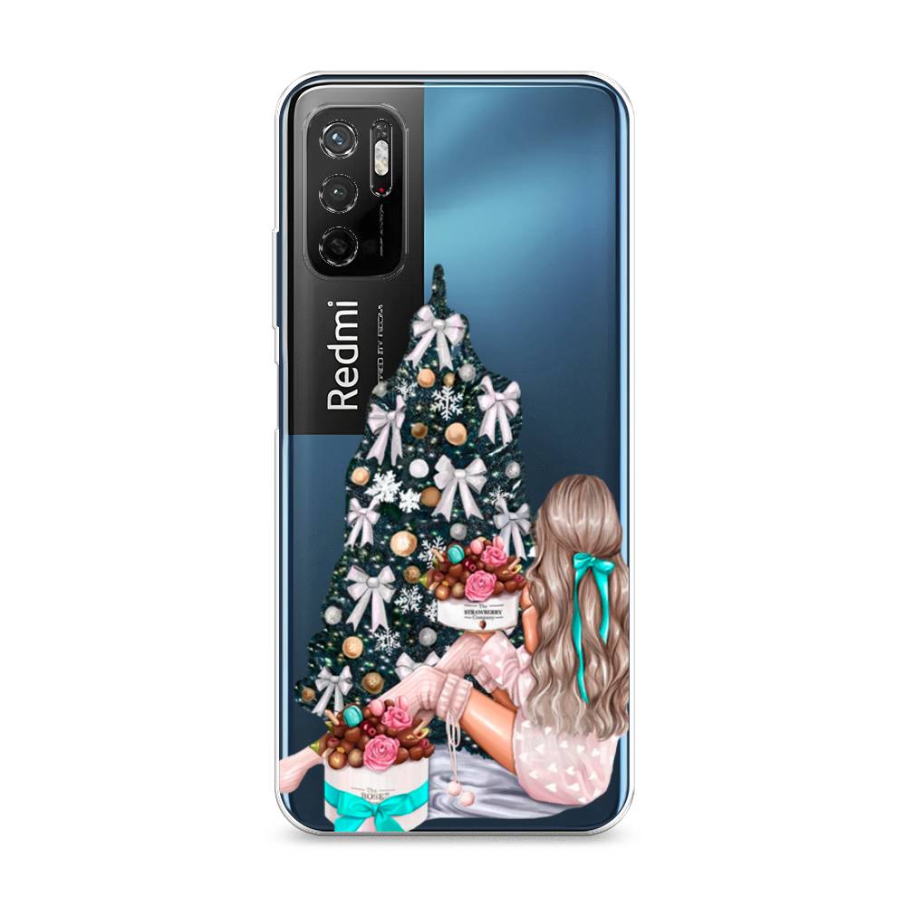 

Чехол на Xiaomi Redmi Note 11SE "New Year", Зеленый;бежевый;голубой, 315950-5