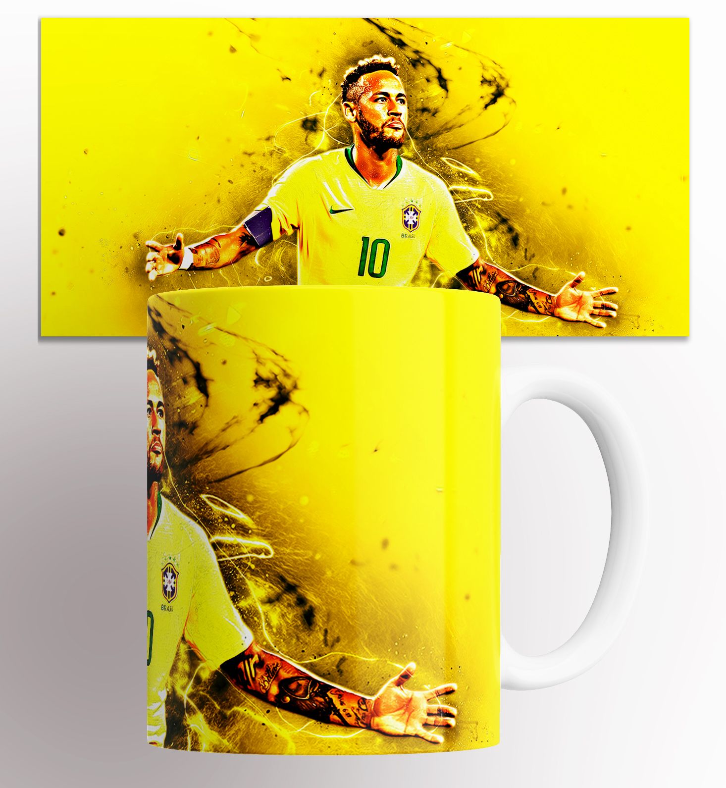 

Кружка с принтом Неймар Neymar, Кружка Неймар футбол / Neymar Jr football спорт / на подарок / с принтом 330 мл