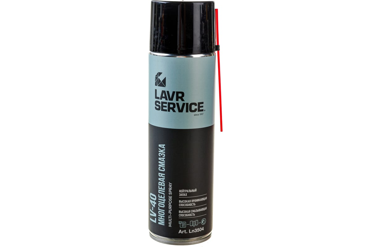 

Многоцелевая смазка LV-40 650 мл LAVR SERVICE Ln3504