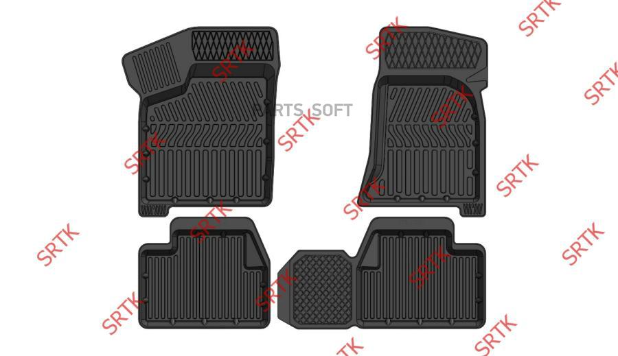 

SRTK Коврики в салон 2110-11,12 (1995-2007) (резиновые) (к-т)