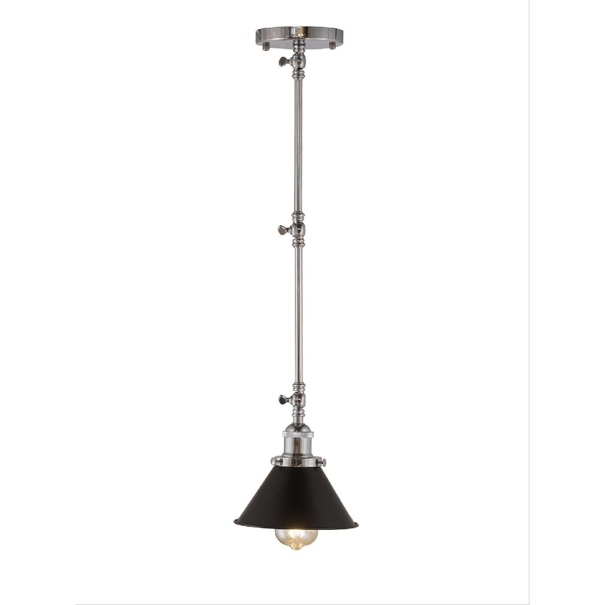 Подвесной светильник Lumina Deco Gubi LDP B005 CHR+BK