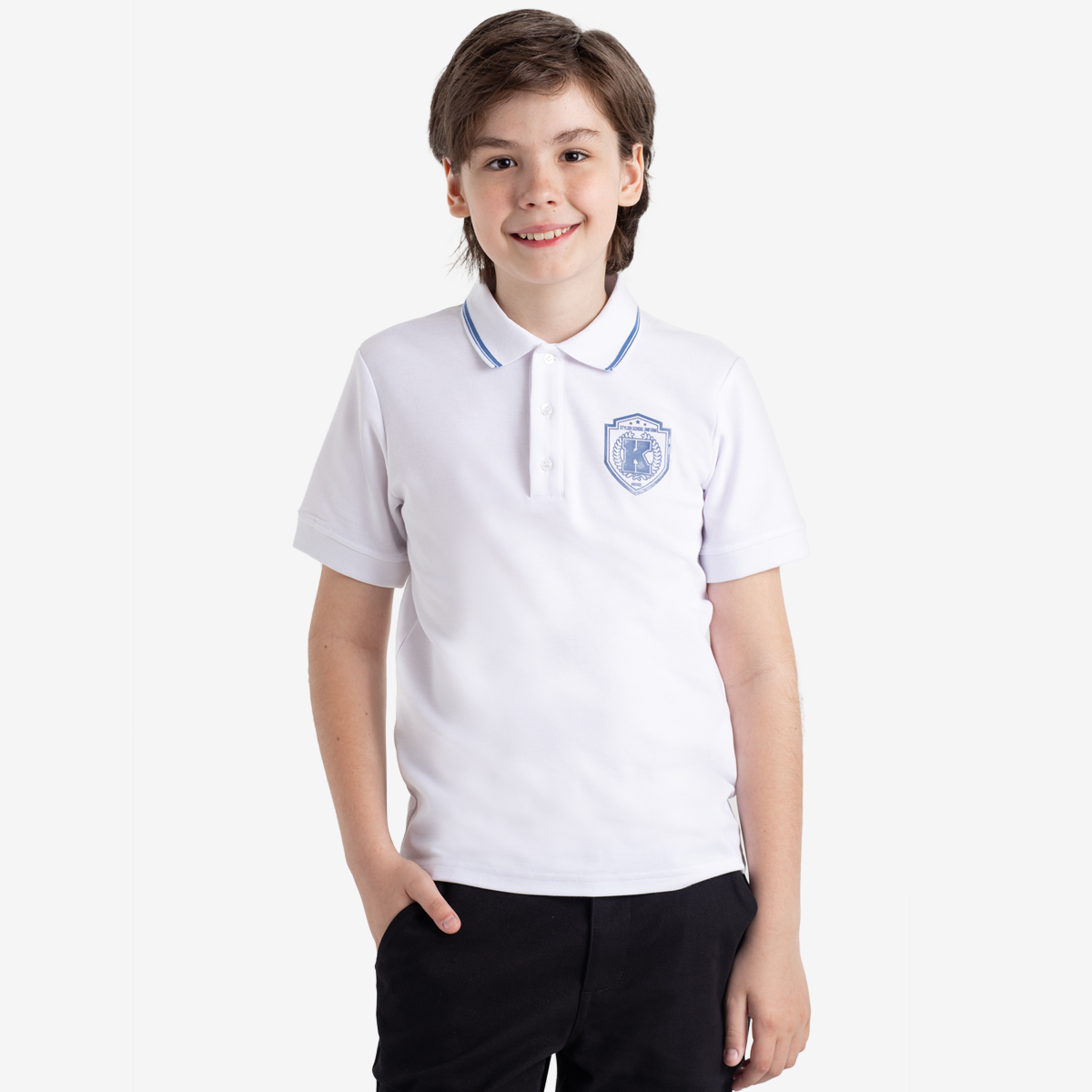 

Футболка детская Kapika KJBCT02, белый, 152, KJBCT02