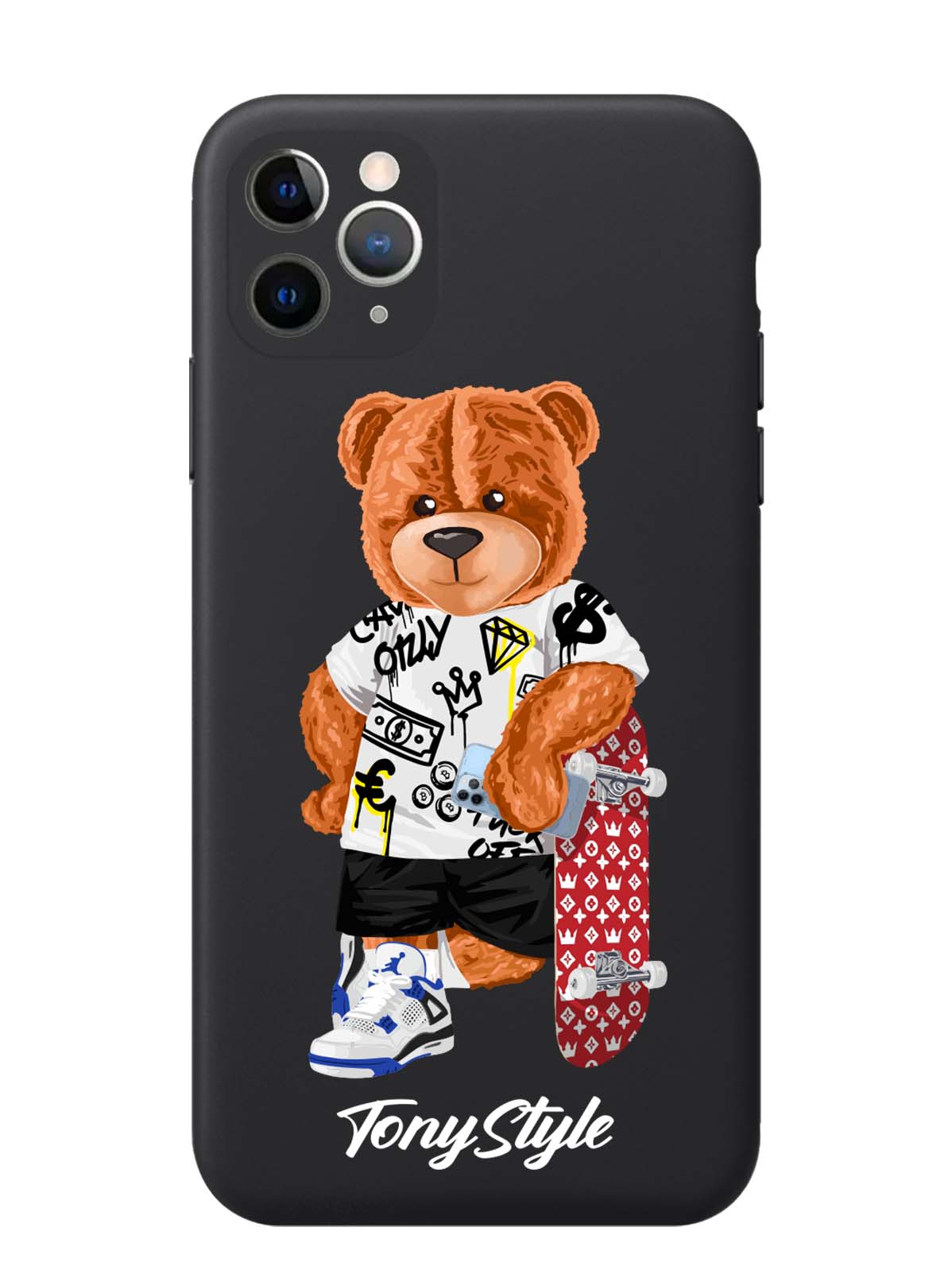 

Чехол Tony Style iPhone 11 Pro Max Tony Style со скейтом, Коричневый;черный;красный, iPhone 11 Pro Max Tony Style со скейтом