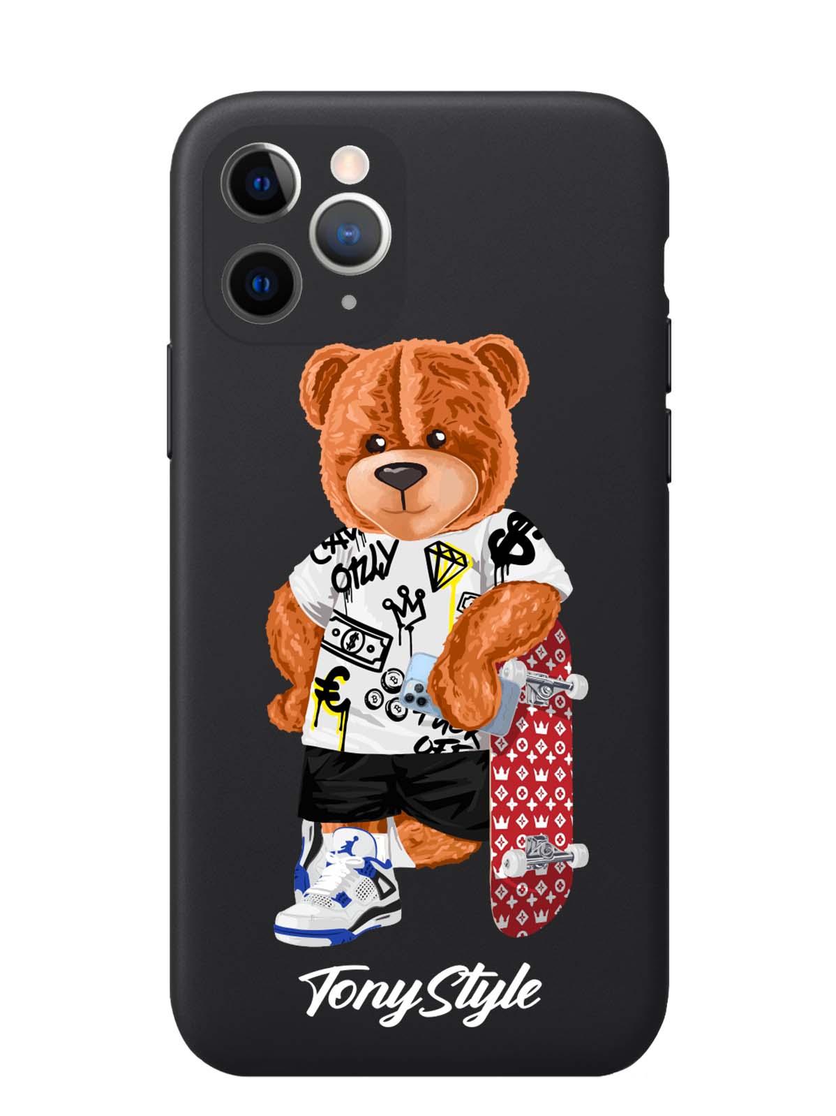 

Чехол Tony Style iPhone 11 Pro Tony Style со скейтом, Коричневый;черный;красный, iPhone 11 Pro Tony Style со скейтом