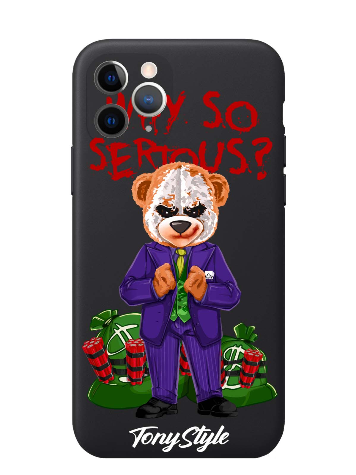 

Чехол Tony Style iPhone 11 Pro Tony Style Джокер Joker Why so serious, iPhone 11 Pro Tony Style Джокер Joker Why so serious