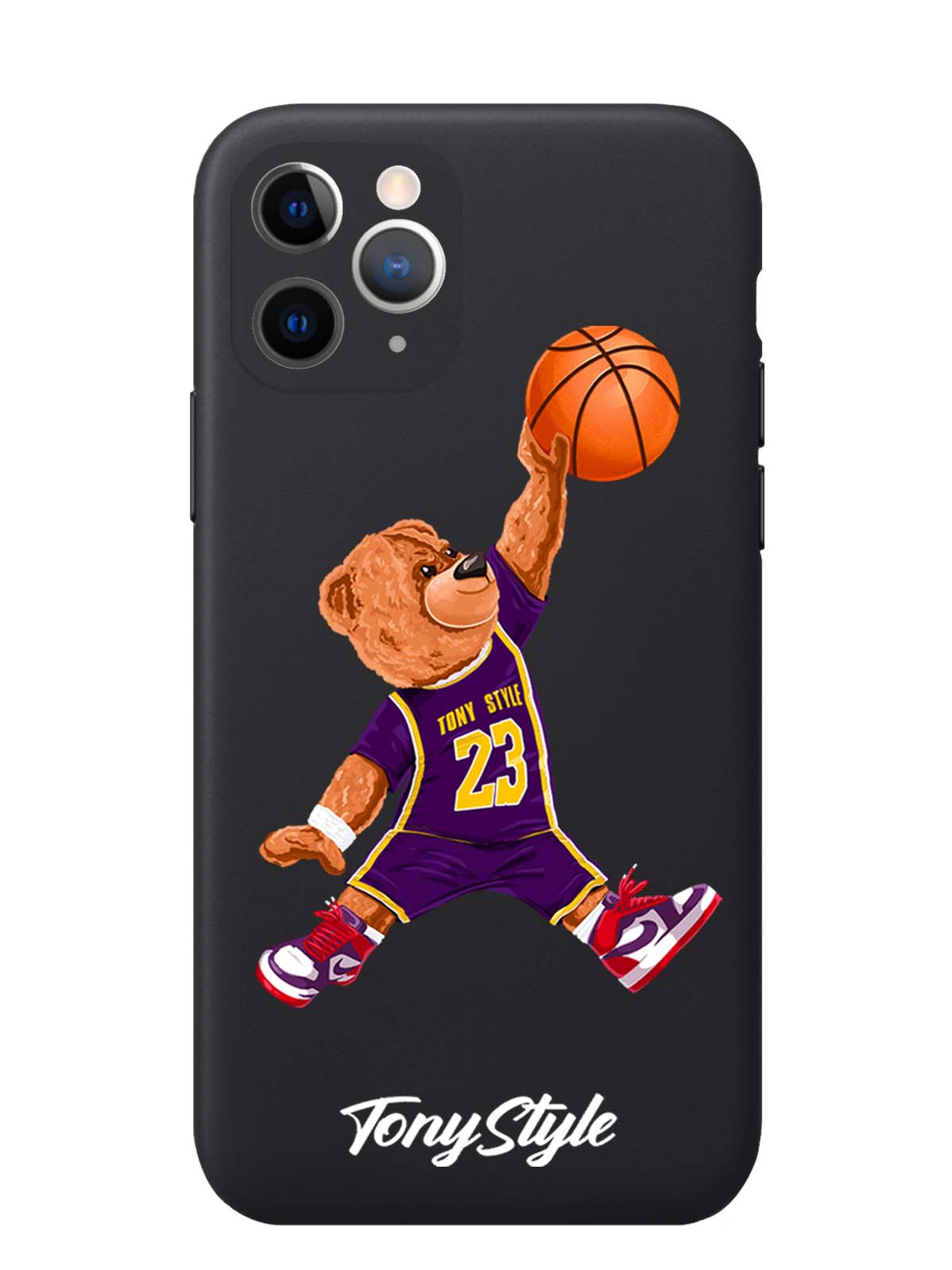 

Чехол Tony Style iPhone 11 Pro Tony Style баскетболист с мячом, Фиолетовый;коричневый;желтый;оранжевый, iPhone 11 Pro Tony Style Джордан Jordan