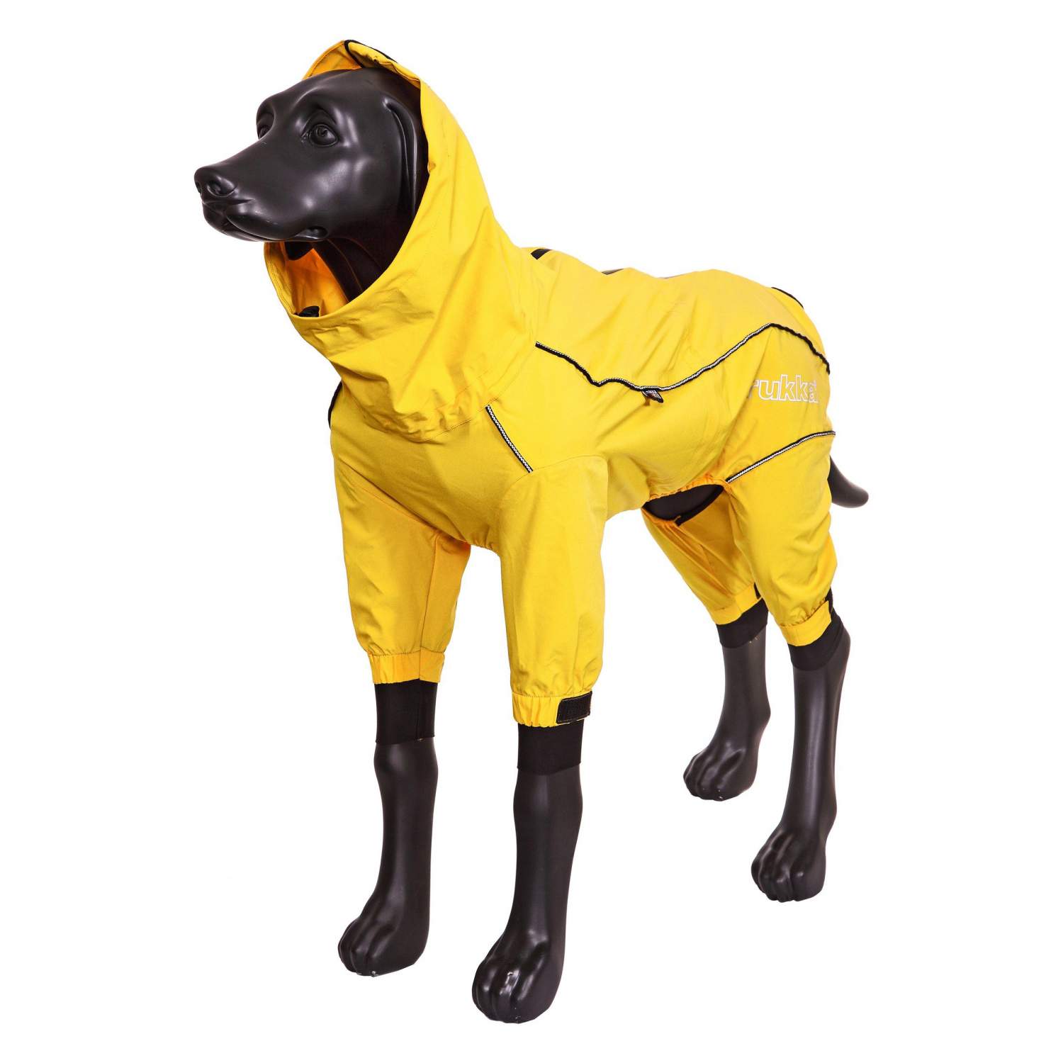 фото Дождевик для собак rukka желтый, 30 см
