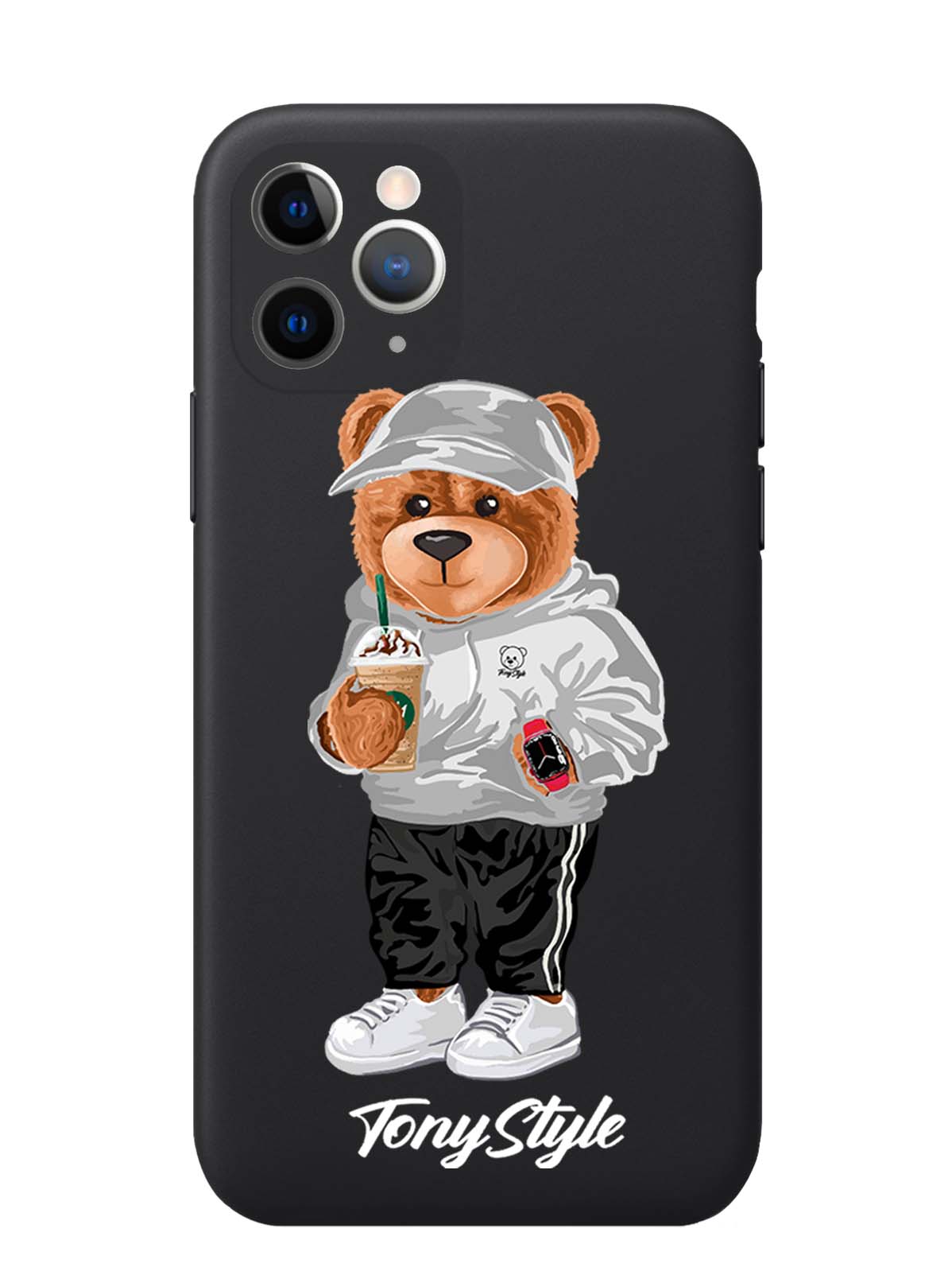 

Чехол Tony Style iPhone 11 Pro Tony Style с кофе, Серый;белый;черный, iPhone 11 Pro Tony Style с кофе