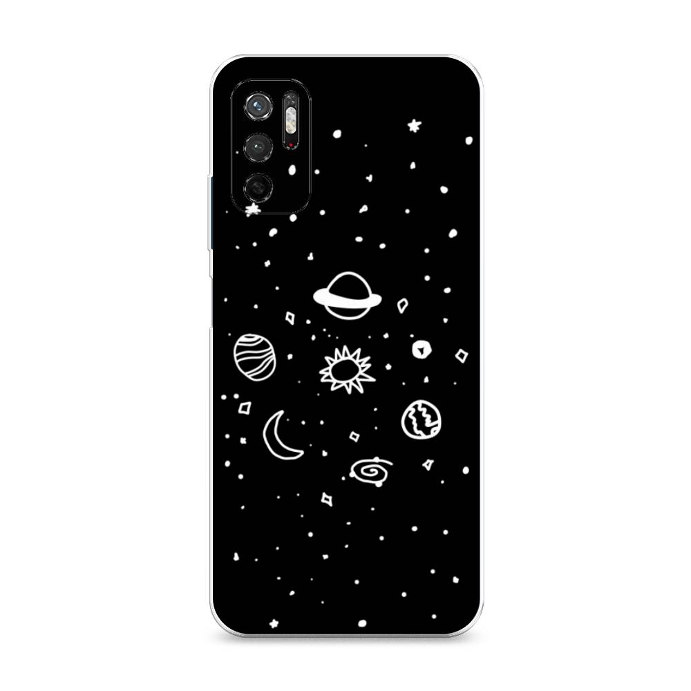

Чехол на Xiaomi Redmi Note 11SE "Дудл солнечной системы", Бежевый;серый, 315950-2