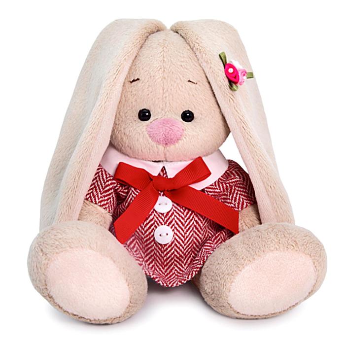 

Мягкая игрушка «Зайка Ми» в твидовом сарафане 15 см