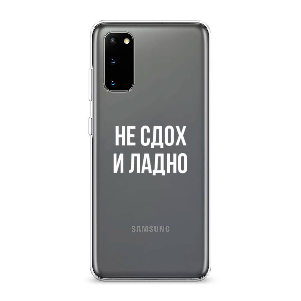 

Чехол Awog на Samsung Galaxy S20 "Не сдох и ладно", Разноцветный, 29250-6