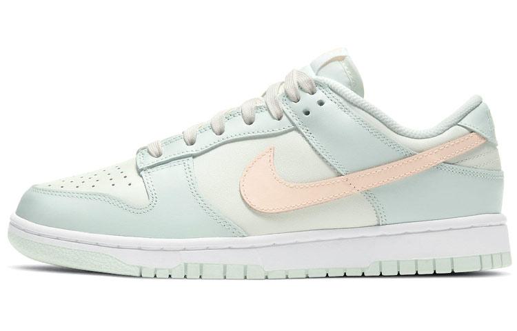 

Кеды унисекс Nike Dunk Low barely green зеленые 41 EU, Зеленый, Dunk Low barely green