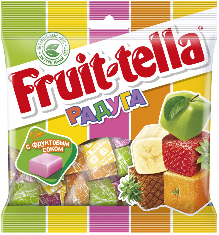 фото Жевательные конфеты fruittella радуга 70г fruit-tella