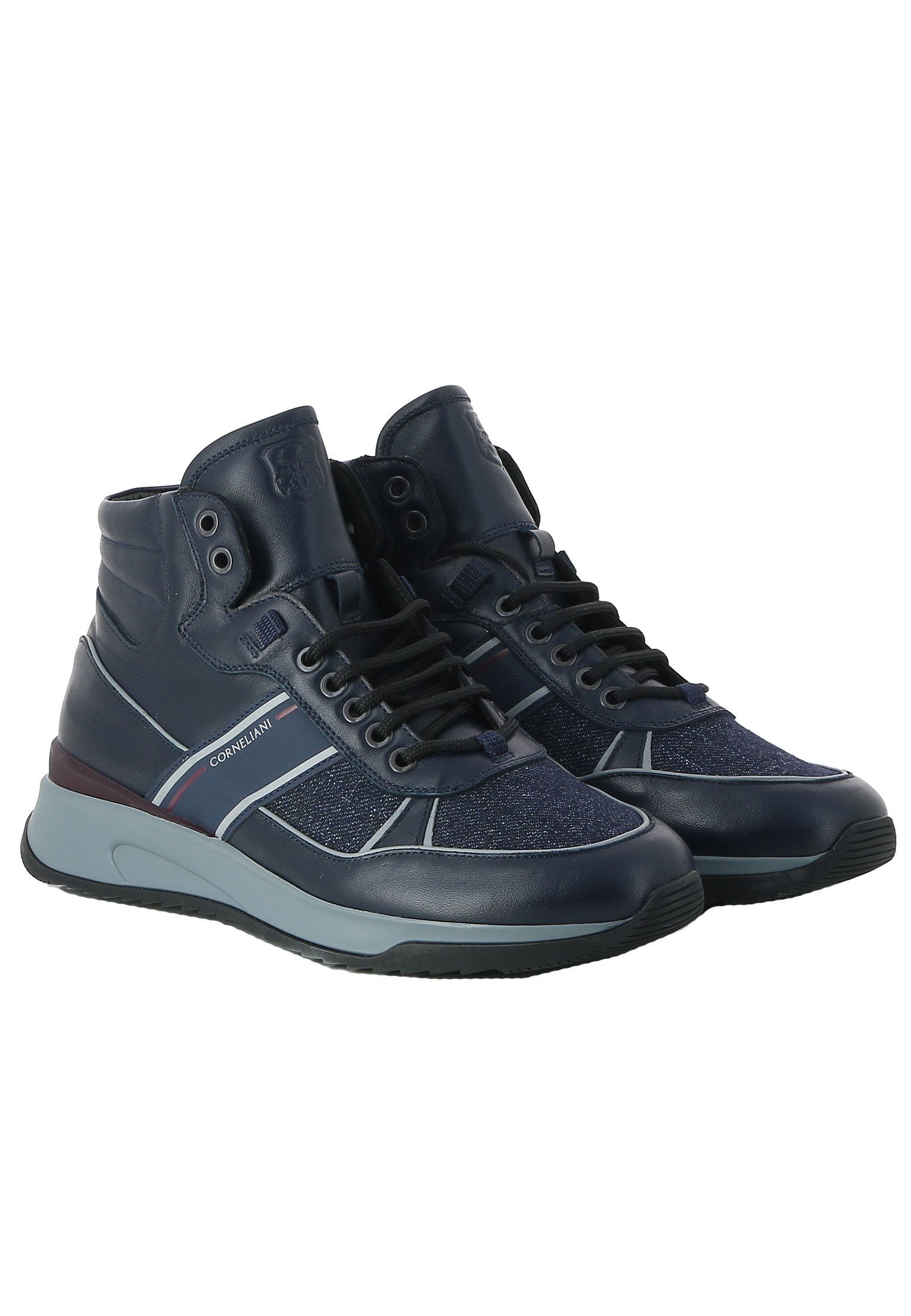 

Кроссовки мужские CORNELIANI 110890 синие 7.5 UK, 110890
