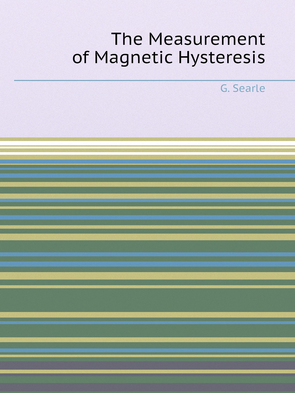 

The Measurement of Magnetic Hysteresis